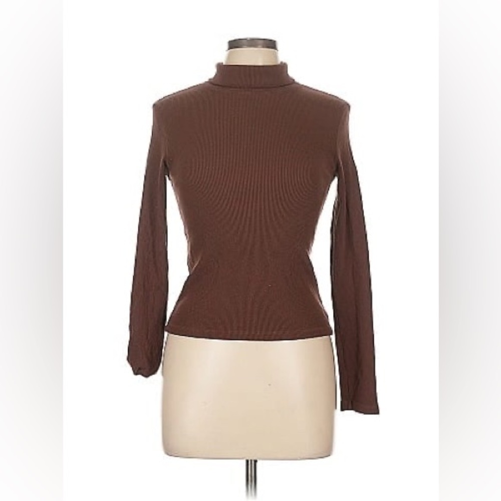 Donni Brown Turtleneck